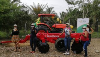 La vereda buenos aires alto recibe maquinaria agrícola de punta