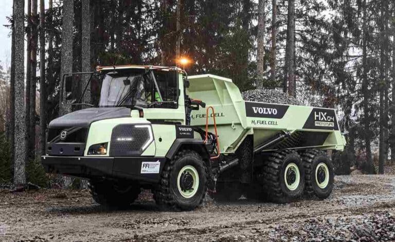 Volvo alista su primer vehículo de construcción impulsado por hidrógeno