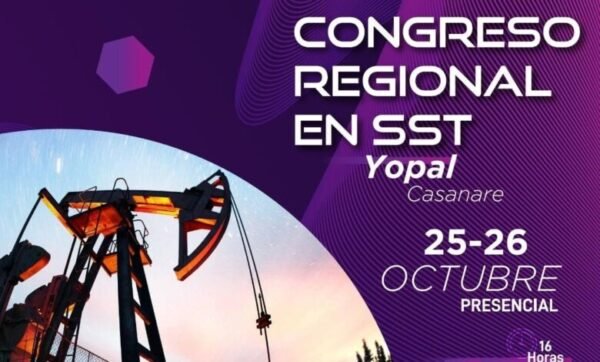 Este 25 y 26 de octubre se desarrollará en yopal el congreso regional de seguridad en el trabajo
